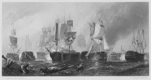 La bataille de Trafalgar, d