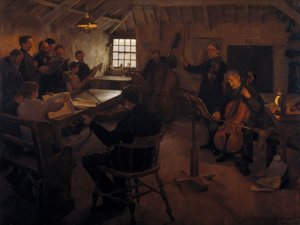 La Philharmonie du village, 1888 - Stanhope A Forbes