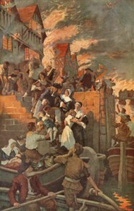 Le Grand Incendie de Londres - Stanhope Alexander (after) Forbes