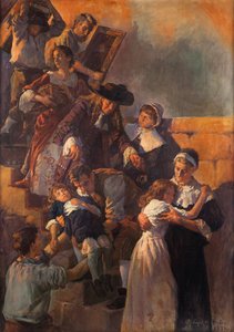 Le Grand Incendie de Londres, 1666, 1898
