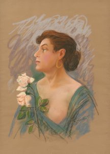 CracovieFemme aux deux roses - Stanisław Górski