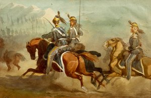 Cavalerie, Illustration de Stanislao Grimaldi del Poggetto