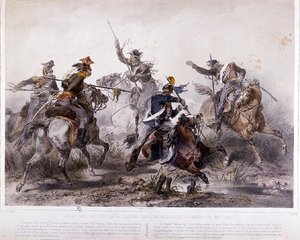 Incident héroïque pendant la campagne piémontaise de la guerre d