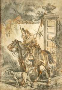 Lanciers en patrouille, Illustration de Stanislao Grimaldi del Poggetto