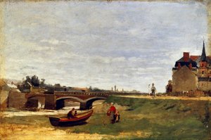 Paysage avec un pont, début des années 1870