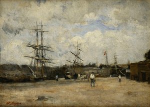 Le Port de Rouen - Stanislas Victor Edouard Lepine