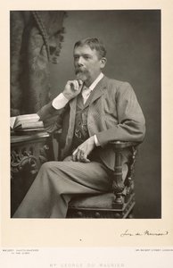 George du Maurier (1834-96), artiste, caricaturiste et romancier, portrait photographique