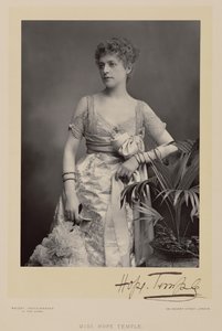 Miss Hope Temple, portrait photographique - Stanislaus Walery