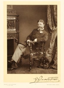 Sir Francesco Paolo Tosti (1847-1916), compositeur de chansons, portrait photographique - Stanislaus Walery