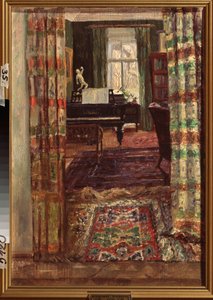 Intérieur avec un piano à queue - Stanislav Joulianovitch Joukovski