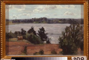 Sur la rive du lac