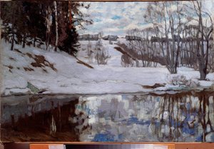 Une rivière libérée de la glace - Stanislav Joulianovitch Joukovski