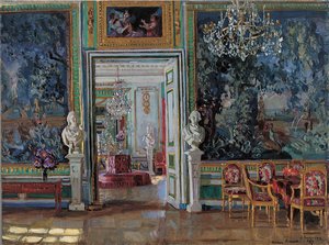 Intérieur du palais de Kuskovo, 1917 - Stanislav Julianovic Zukovskij