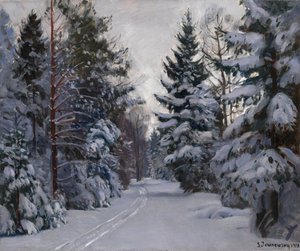 Traces dans la neige, 1928