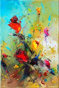 Une composition florale éclatante