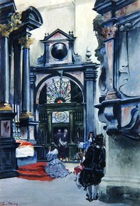 Intérieur de la Cathédrale de Wawel - Stanislaw and Kossak Wojciech Tondos