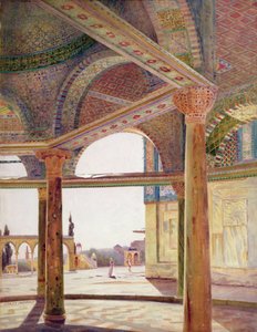 Dôme du Rocher : Intérieur
