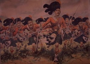 Charge du Black Watch, vers 1900 - Stanley L. (after) Wood