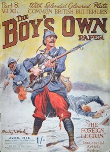 Légion étrangère française pendant la Première Guerre mondiale, couverture de The Boy