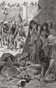Tyr assiégée par Nabuchodonosor de Babylone - Stanley L. (after) Wood