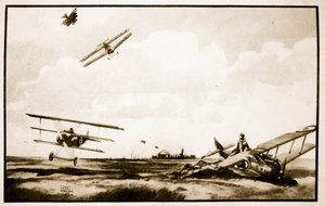 La Mort de Richthofen, illustration de 