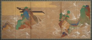 Vagues à Matsushima - Sôtatsu