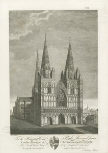 Cathédrale de Lichfield - Façade Ouest - Stebbing Shaw