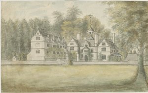 Norton Canes - Little Wyrley Hall : peinture à l