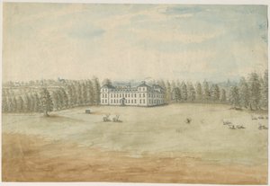 Sandwell Park - Hall : peinture à l