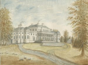 Shugborough Hall : aquarelle, nd [vers 1800] - Stebbing Shaw