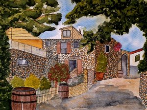 Toscane - Panzano Chianti - Steegs Art Karin