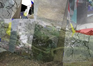 Paysage urbain surréaliste en couches - Stefan Fransson