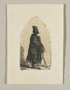Berger avec un bâton - Stefan Juliusz Norblin de la Gourdaine