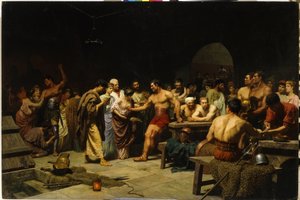 Les gladiateurs avant leur entrée dans l