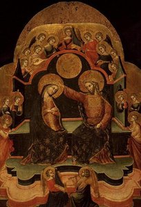 Le Couronnement de la Vierge - Stefano (fl.1353 81) Veneziano