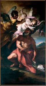 Saint Jérôme flagellé par des anges - Stefano Maria Legnani