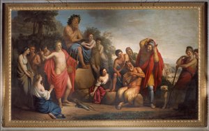 Divinités mythologiques. Fresque - Stefano Tofanelli