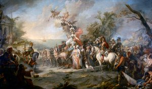 Allégorie de la victoire de Catherine la Grande sur les Turcs et les Tatars, 1772