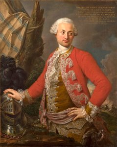 Portrait de Joseph de Saint Étienne Borne, Comte de Saint Sernin, Chambellan Royal Polonais et Électoral Saxon, Capitaine de la Garde et Adjudant-Général de l