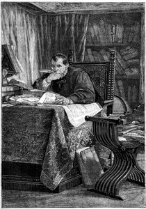 Portrait de Niccolò di Bernardo dei Machiavelli (Nicolas Machiavel) - Stefano Ussi