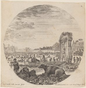 Campo Vaccino, 1646 - Stefano della Bella