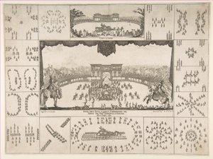 Carrousel à Florence pour le mariage du Grand-Duc Ferdinand II, 1637 - Stefano della Bella