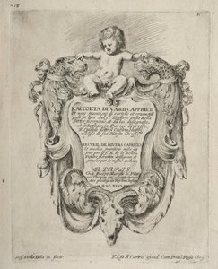 Collection de divers caprices et nouveaux dessins de cartouches et ornements - Stefano della Bella