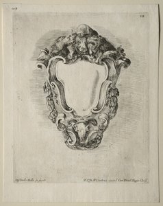 Collection de Divers Caprices et Nouveaux Dessins de Cartouches et Ornements : No 12 - Stefano della Bella