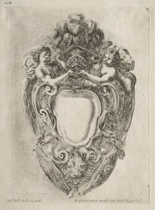 Collection de divers caprices et nouveaux dessins de cartouches et ornements : No. 3 - Stefano della Bella