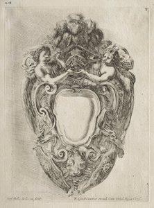 Collection de divers caprices et nouveaux dessins de cartouches et ornements : No. 3 - Stefano della Bella