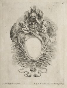 Collection de Divers Caprices et Nouveaux Dessins de Cartouches et Ornements : No. 5 - Stefano della Bella