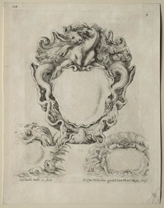 Collection de Divers Caprices et Nouveaux Dessins de Cartouches et Ornements : No. 9