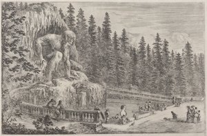 Statue colossale des Apennins, probablement 1653 - Stefano della Bella