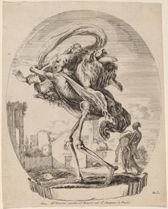 La Mort portant une femme - Stefano della Bella